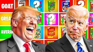 Presidents Rank POPULAR CEREALS (Tier List)