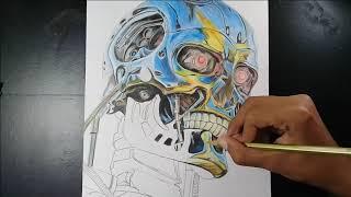 Drawing Terminator T-800