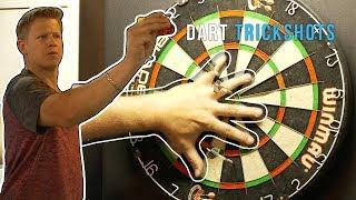 Dart & Card Throwing Trick Shots | Rick Smith Jr.