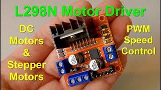 L298n Dual H-Bridge Motor Driver : DC Motors : PWM : Stepper Motors : Eye-On-Stuff