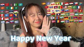 ASMR Happy New Year in 70 Different Languages