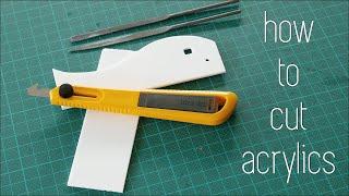 How to Cut Acrylics | Architecture Modelmaking 101