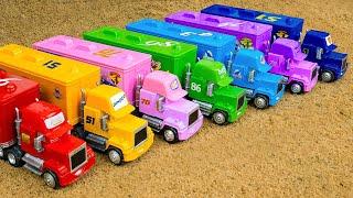 Collection funny videos toy bridge construction vehicles | Toy car story | ENJO Car Toys