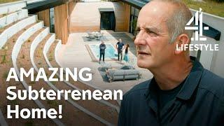 INVISIBLE Sunken Home Takes FIVE YEARS to Finish | Grand Designs | Channel 4 Lifestyle