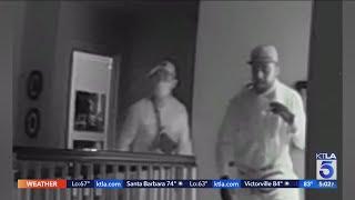 Surveillance video captures thieves ransacking Yorba Linda home