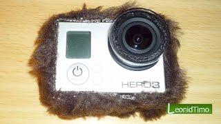 Меховая ветрозащита микрофона для камер GoPro ...