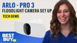 The Arlo Pro 3 Floodlight Camera - Tech Demo from Best Buy