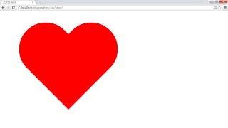 Create a CSS Heart