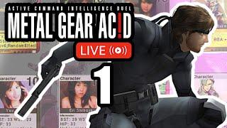 METAL GEAR ACID - LIVE Playthrough | Ep.1