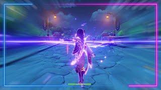 [Genshin Impact] Raiden's braid glows when she uses her Skill/Burst