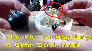 How to re-make an original gear stick knob by moulding and casting in resin