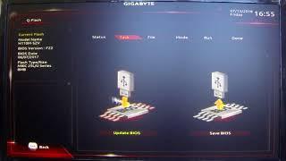 Обновление BIOS на материнской плате Gigabyte GA H110M S2V rev 1.0