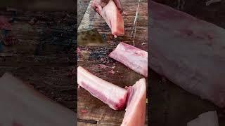Pork cutting  assam