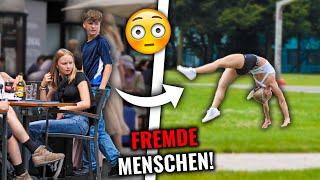 TURNEN NEBEN FREMDEN LEUTEN mit MERLE und TOM! (witzig) - Itsmisabell