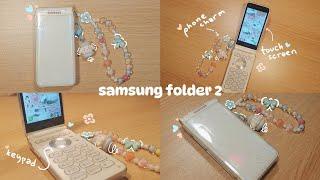 flip phone in 2024 𐙚₊˚⊹ samsung galaxy folder 2, my dream phone (ෆ˙ᵕ˙ෆ) | Apps That Still Work!