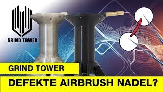 Defekte Airbrush Nadel reparieren mit dem Grind Tower / Review