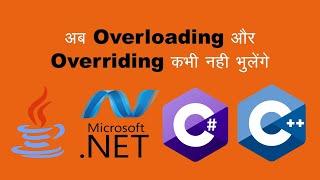 Overloading and Overriding | Practically Use | Hindi me | coding of world