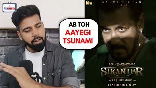 Sikandar Official Teaser REVIEW | Admin REACTION | Salman Khan, Rashmika | Eid 2025