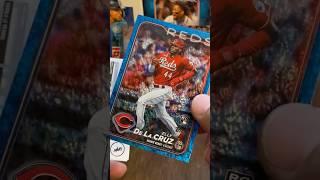 2024 Topps Update Blaster Box. Elly De La Cruz Blue shimmer Foilboard!!! Awesome card rip!