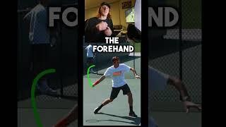 Roger hitting shows us that even pros keep their forehands simple 
