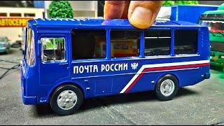 ПАЗИК Почта России 1/43. Из чего тонировка?! Про машинки.