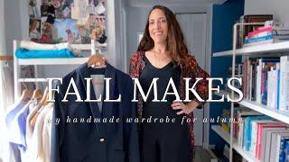 Fall Sewing Makes: My Handmade Wardrobe for Autumn