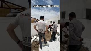 Pent House Under Construction#penthouse #construction #civil #interior #design #home #jaipur #wow