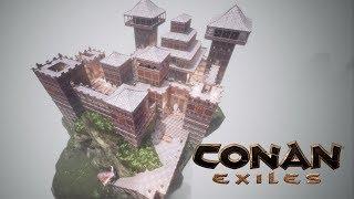 Conan Exiles - Building Razma's Sanctuary (Khitan DLC, Speed Build)