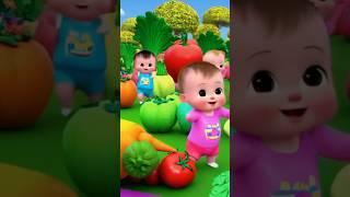 Yes Yes Vegetable Song | Tinga Toons-Hindi Rhymes #shorts Nursery Rhymes | Hindi Songs