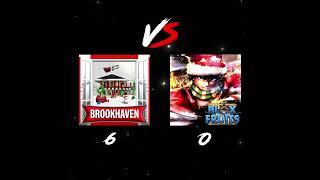 BROOKHAVEN VS BLOXFRUITS