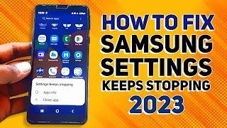  Samsung Phone Settings KEEPS STOPPING?!  Fix It NOW! (Easy Guide)