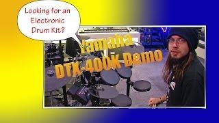 Yamaha DTX 400K Electronic Drum Kit Demo