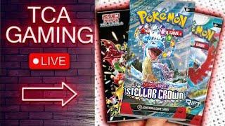 Opening Pokemon 151, Stellar Crown, TCA Gaming Re-Packs & More !!!