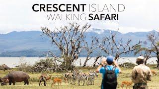 Crescent Island Walking Safari || Kenya Travel Vlog