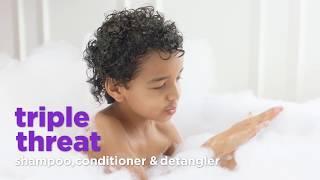 Triple Threat Shampoo, Conditioner & Detangler for Kids