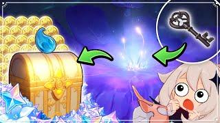 Mysterious Flower gives Luxurious Chest! (FREE PRIMOGEMS!) Genshin Impact Enkanomiya Lotus Eater