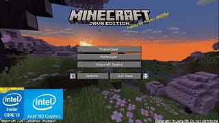 Minecraft Java Edition 1.20.1 | CORE I3 | 4 GB RAM | INTEL HD GRAPHICS 4400 | LOW END TEST |