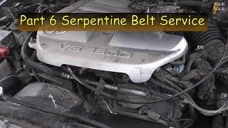 2001 Infiniti QX4 3.5L Import Tune Up Series Pt. 6 Serpentine Belt Service