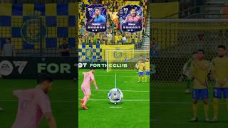 Who is the first to score with the big ball? ️ Freekick Challenge #eafc25 #fc25 #shorts
