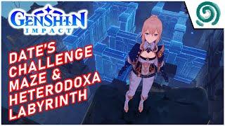 Genshin Impact - Lost Book No. 2 - Date's Challenge | Maze and Heterodoxa Labyrinth