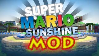 Super Mario Sunshine [Mod] in Minecraft 1.9.4 (w/ Working F.L.U.D.D.)