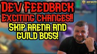 Dev Feedback Exciting Changes Coming To The Game! - Infinite Magicraid