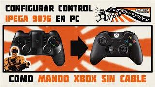 Configurar control GAMEPAD IPEGA 9076 como control XBOX 360 en PC/LAPTOP ( CON CABLE Y SIN CABLE )