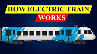 How electric locomotive works | How electric train works