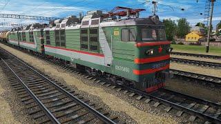 Trainz Railroad Simulator 2019 сценарий "Перегруз" DLC Ростовский узел