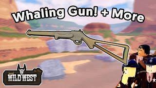 NEW Whaling Gun + More - Sneak Peeks - The Wild West - Roblox