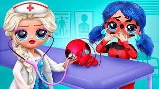 Elsa in the Vet Сlinic / 12 DIY Doll Hacks and Crafts