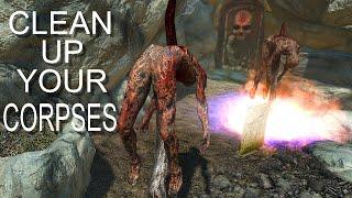 Clean Up Your Corpses - Skyrim Mod