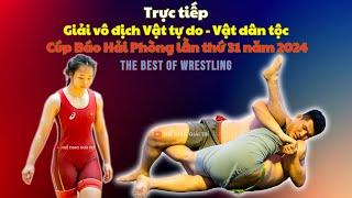 23/3pm VẬT BÁO HẢI PHÒNG. Giải VĐ Vật Tự Do, Vật Dân Tộc 2024 #vatcotruyen2024 #womenswrestling