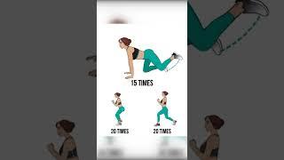 Butt,Hips,Breast,waist Exercises for women | Build slim body for girls#shorts